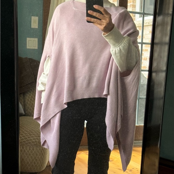 New Lululemon Forward‎ Flow Cape scarf dusty lilac pink OS - Picture 3 of 6